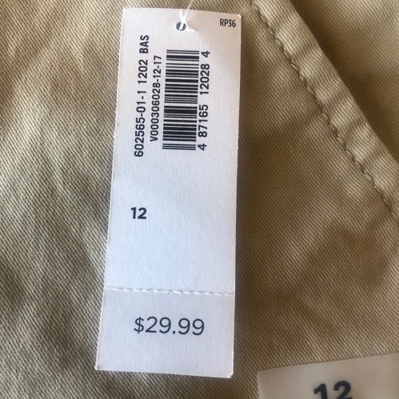 Old navy boot cut khaki pants size 12 - Picture 4 of 4